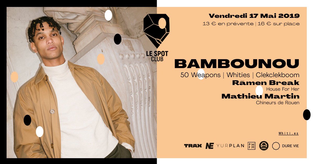 Boss <a href="/BAMBOUNOU/">Dj eremy</a> le 17 Mai <a href="/LeSpotClubRouen/">Le Spot Club</a> w/ <a href="/ramen_break/">Rāmen Break</a> 🔥
