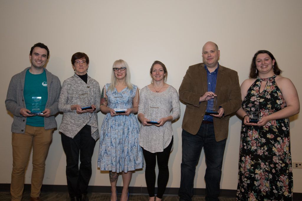 Congratulations to all of our 2018-2019 civic engagement award recipients! <a href="/IllinoisStateU/">Illinois State</a> students, faculty, staff and community partners were recognized for their #RedbirdImpact buff.ly/2IU74Nr