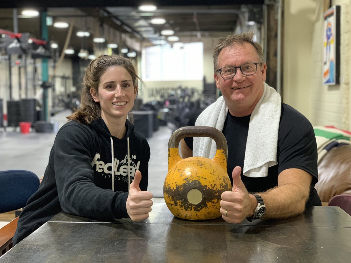 FergDevins's tweet photo. Kicking of #bladdercanceraware month with a work out this morning @redleaf_fitness - I survived @BladderCancerCA - help shout out awareness in May and all year round #yellowhelps - id you see red in your pee - see your doctor! https://t.co/jO934hI2XX