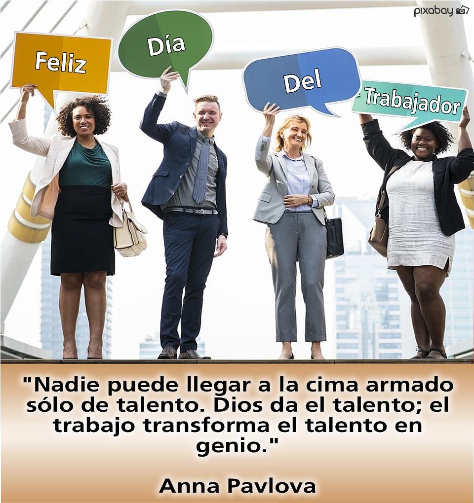 Bendiciones para todos los trabajadores en su día 👏👏