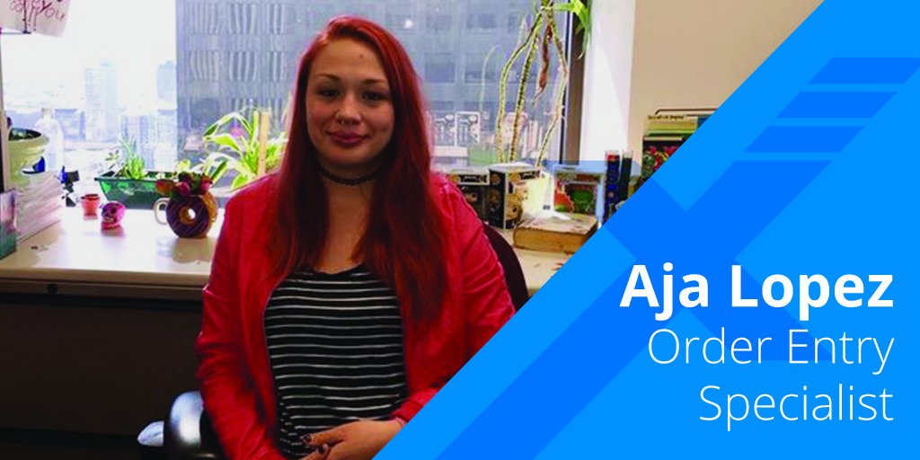 TPxComm's tweet photo. Meet this month’s #FeaturedEmployee; Aja Lopez, Order Entry Specialist. Aja has been with TPx for almost 3 years &amp; loves her co-workers. “Our team gets along really well; we are able to be ourselves.”  Find an opening near you and #JoinTPx:  https://t.co/SJo6GGj93O #WeAreTPxComm https://t.co/BWCxHyMfwo