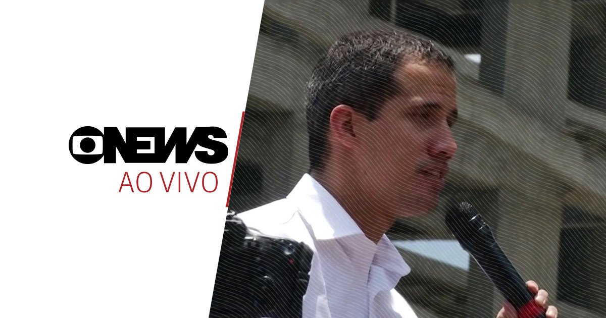 GloboNews's tweet photo. Guaidó faz pronunciamento e convoca novas paralisações. Acompanhe a cobertura completa da crise na Venezuela na #GloboNews ou no #GNewsPlay: https://t.co/Qw6MzYeX54 https://t.co/wkIAa08dYa