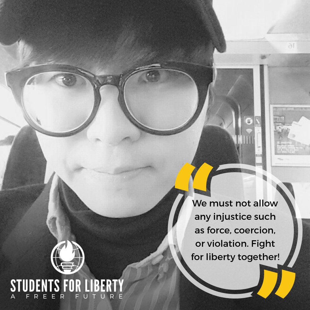 sfliberty's tweet photo. Gye Woon "Allen" Jeon translated Tom Palmer's "Why Liberty" into Korean. He hopes that through this translation he can educate his friends other students. How are you spreading liberty throughout the world?
#whyliberty #tompalmer https://t.co/dv3Lf5H65z