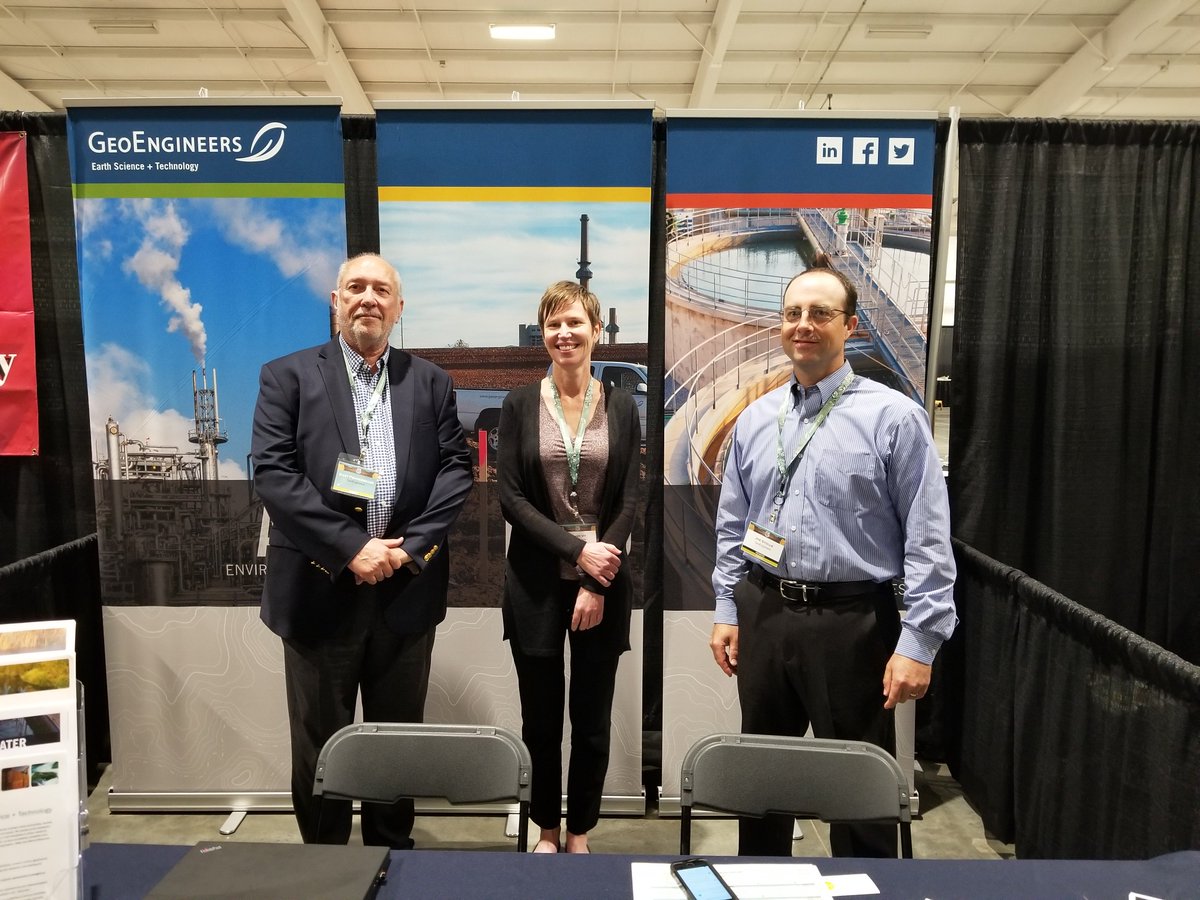 GeoEngineersInc's tweet photo. Our Springfield environmental team is at the Missouri Association of Manufacturer's Conference for the first time! If you're there, stop by our booth and say hi. And don't miss Wendy and Joe's presentation on risk management plans at 1:45 today. @bemamstrong #BeMamStrong #MAM2019 https://t.co/99TOtpOUFc