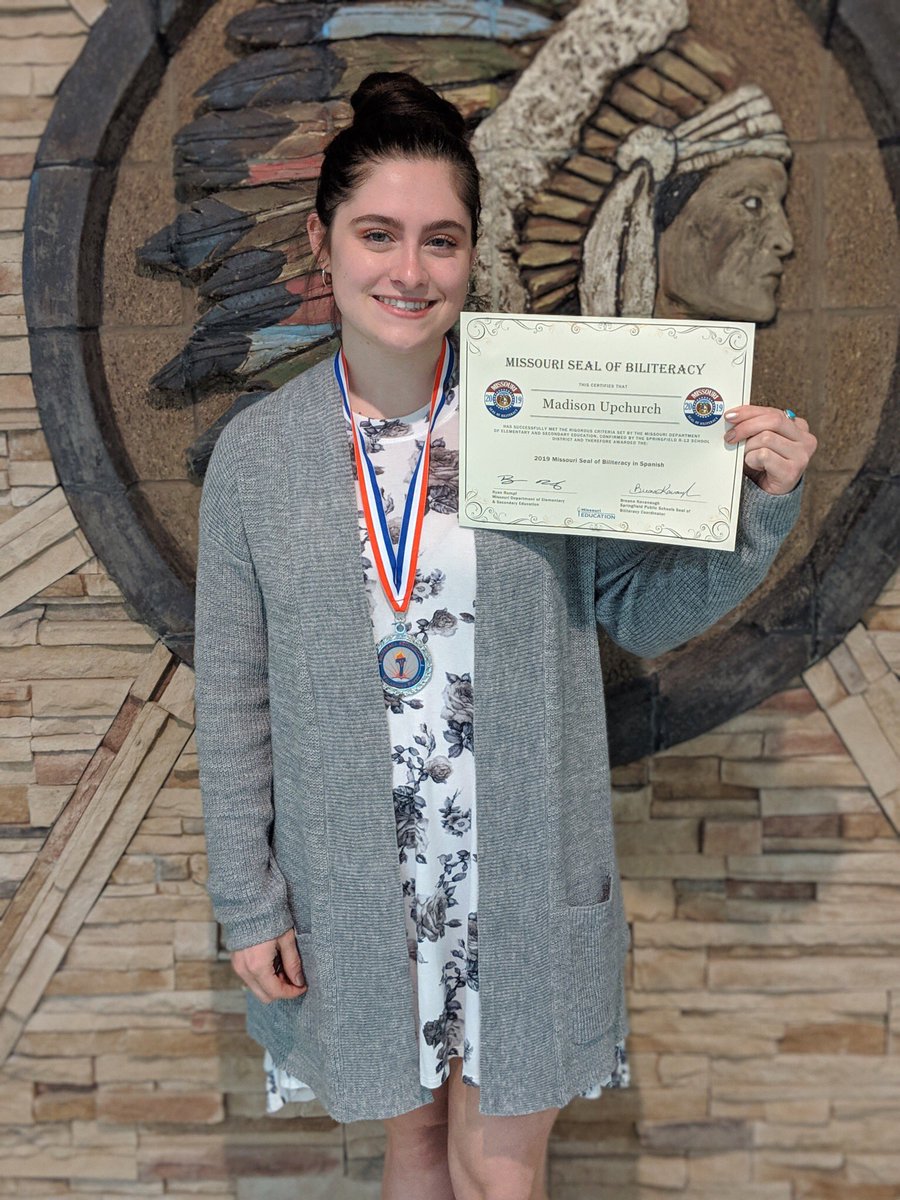 KickapooSpanish's tweet image. Kickapoo Spanish students earn Missouri Seal of Biliteracy!
