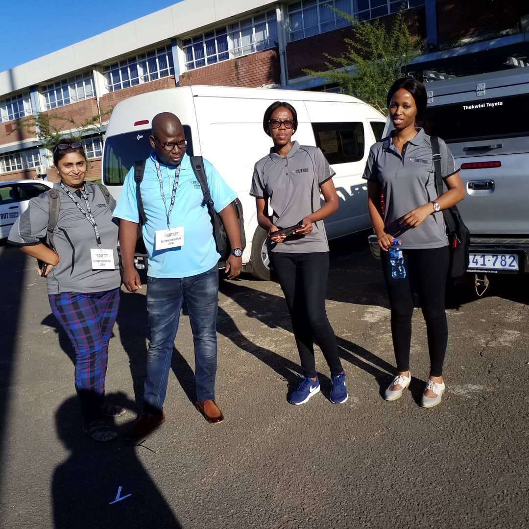 Iam_PHUMEZA's tweet image. DUT Communications Team #colleagues #Team #DUTGrad2019