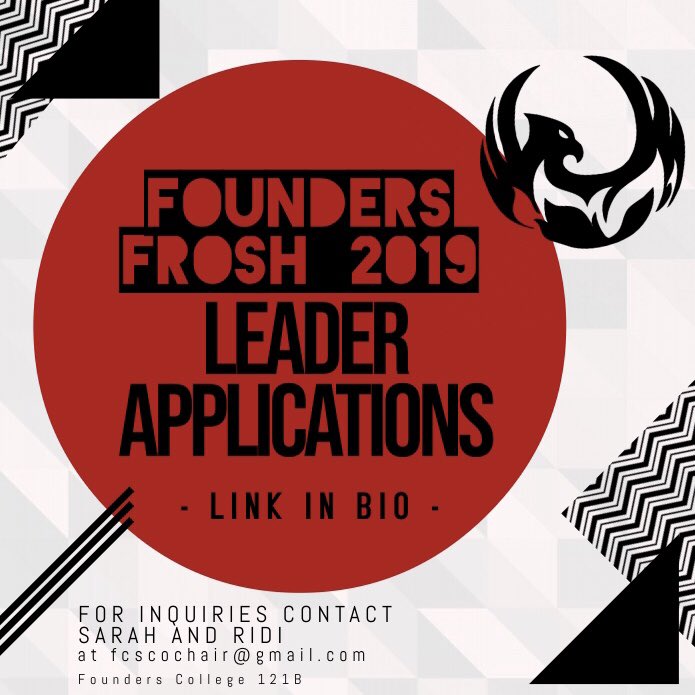 Are you interested in becoming a frosh leader? Click the link in our bio to apply!
