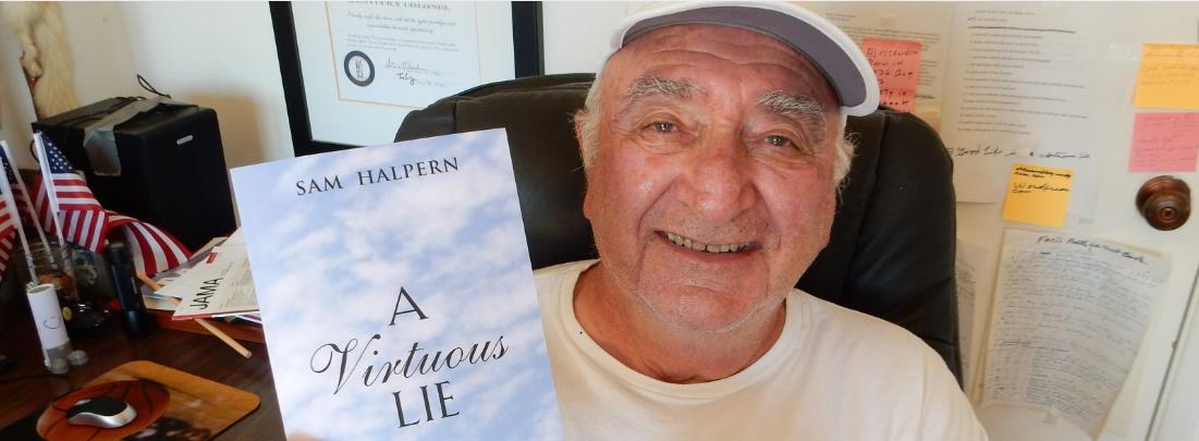 SDPublicLibrary's tweet photo. There will be an author discussion and signing🗣️✍️ this Saturday, May 4 at #OceanBeachLibrary from 2-3 p.m. Sam Halpern author of @shitmydadsays will discuss his new novel #AVirtuousLie . Details at https://t.co/ONYkLSDmgi https://t.co/NdmJcMzdUZ