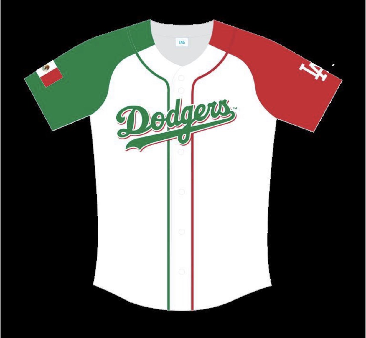 mexican dodgers shirt