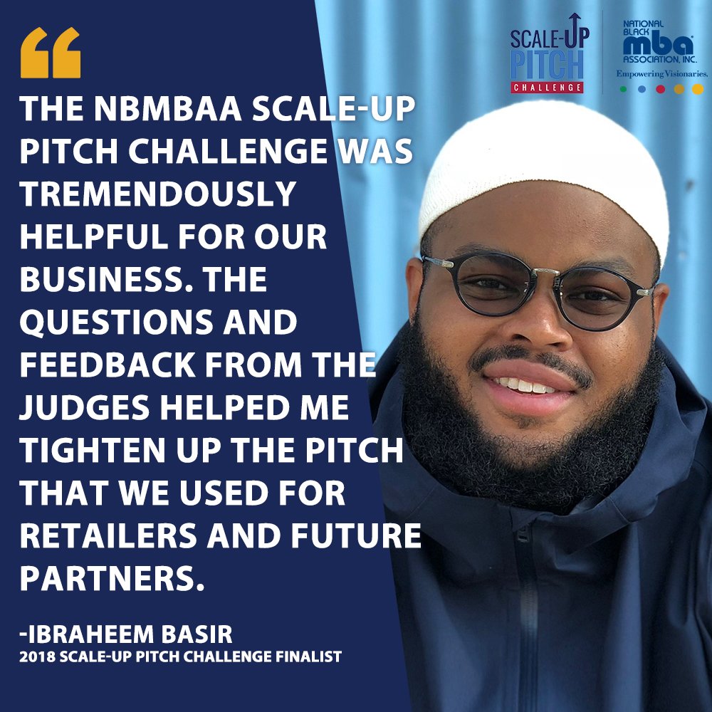 #ScaleUpSpotlight This is Ibraheem Basir of #ADozenCousins &amp; former finalist of the #NBMBAA Scale Up Pitch Challenge. Submit your pitch today - You could win up to $50K in funding for your business! Visit the link in bio for more info. ​#theblackmba #entrepreneur #business #pitch