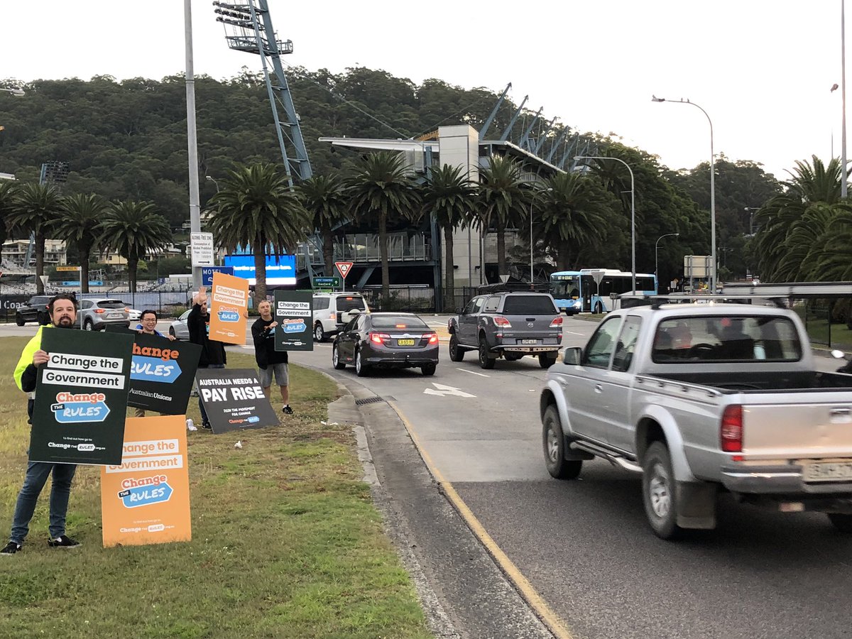 Our volunteers out this morning wobble-boarding and at Gosford train station doing what it takes to #ChangeTheRules so we can #ChangeTheGovernment 
Join us if you want to send Lucy Wicks and The Liberals packing from The Coast!