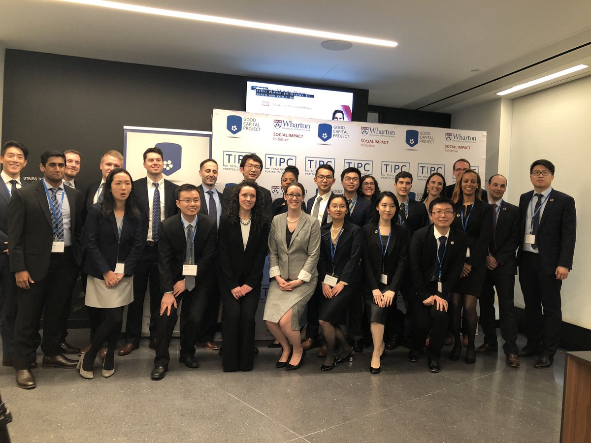 Here’s to future impact investing leaders! #TotalImpactPortfolioChallenge 2019  finalists are ready to celebrate. #impinv @GoodCapProject