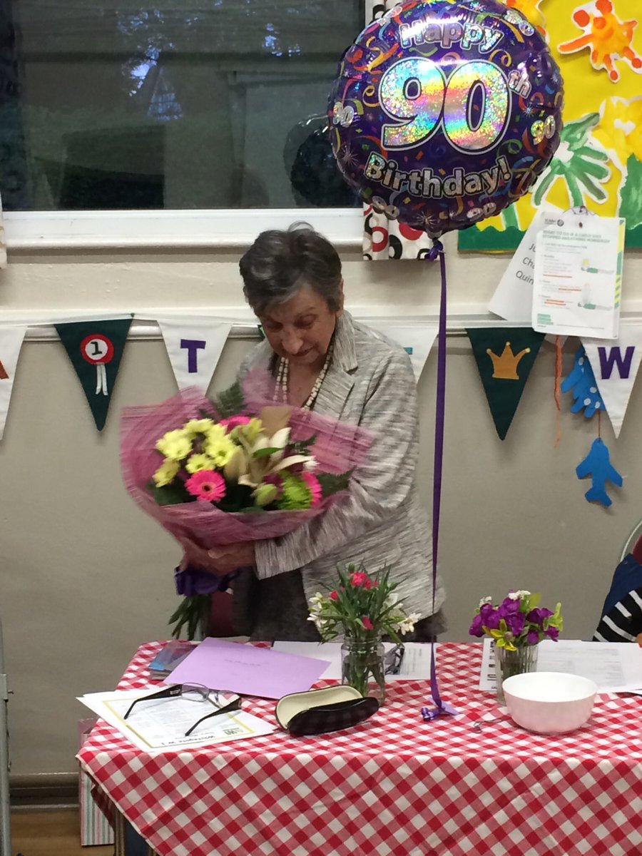 Great night celebrating Nancy’s 90th Birthday.