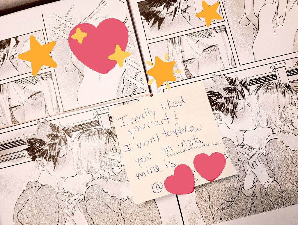 I picked up the missing doujin page from the printers and found this?? 