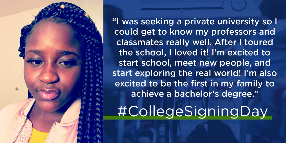 CollPossibleMN's tweet image. In honor of #CollegeSigningDay , we're featuring Park Center senior Isaroma! She'll be attending @StKate in the fall and has a lot to look forward to. Congratulations, Isaroma, we are so excited for you! #CollegePossible #firstgenerationstudent