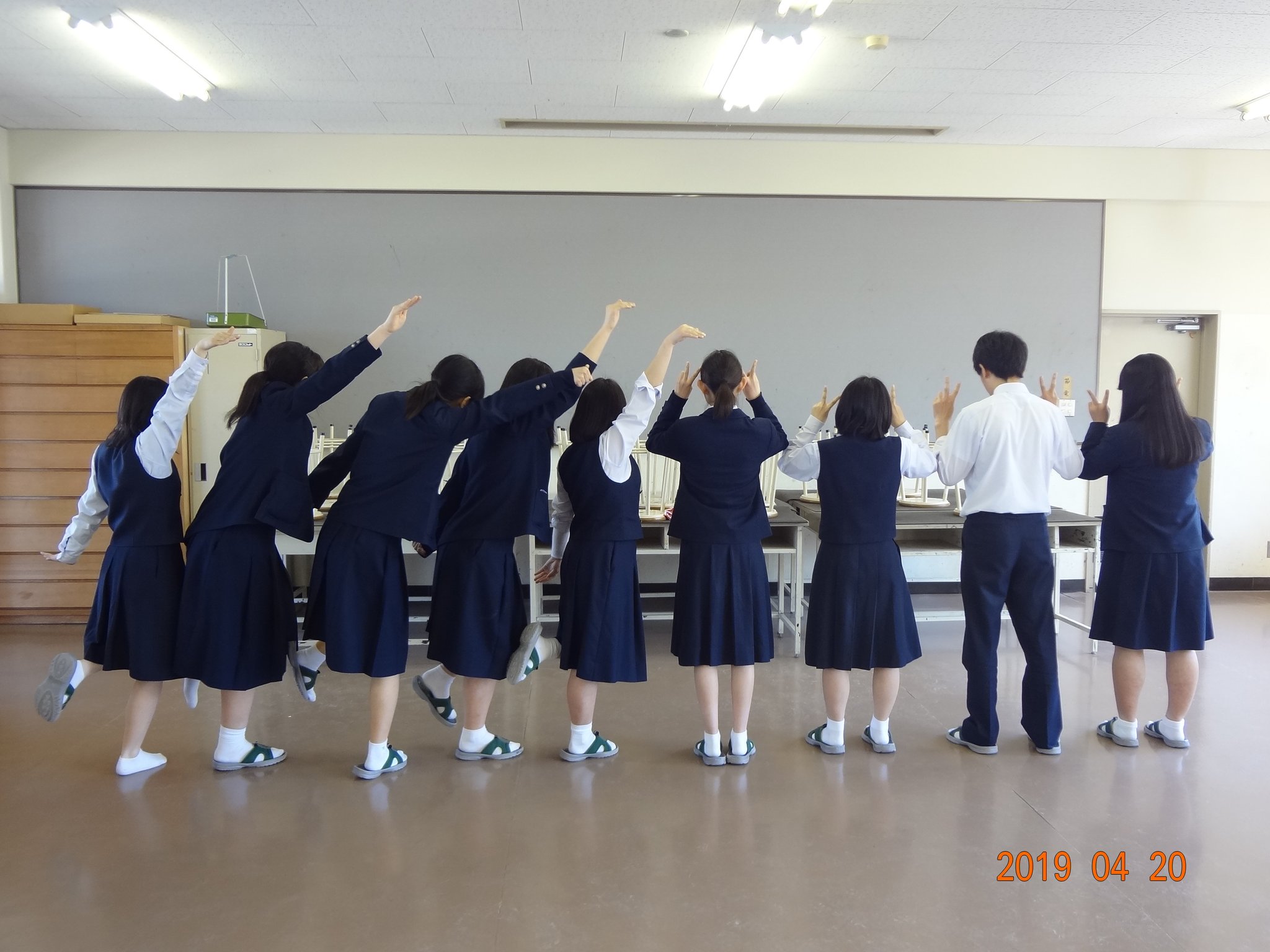 HSK016　数量3　兵庫県立　姫路飾西高校　女子制服 　半袖オーバーブラウス　ＥＬ 兵庫県立姫路飾西高等学校｜中古制服販売ドンキー