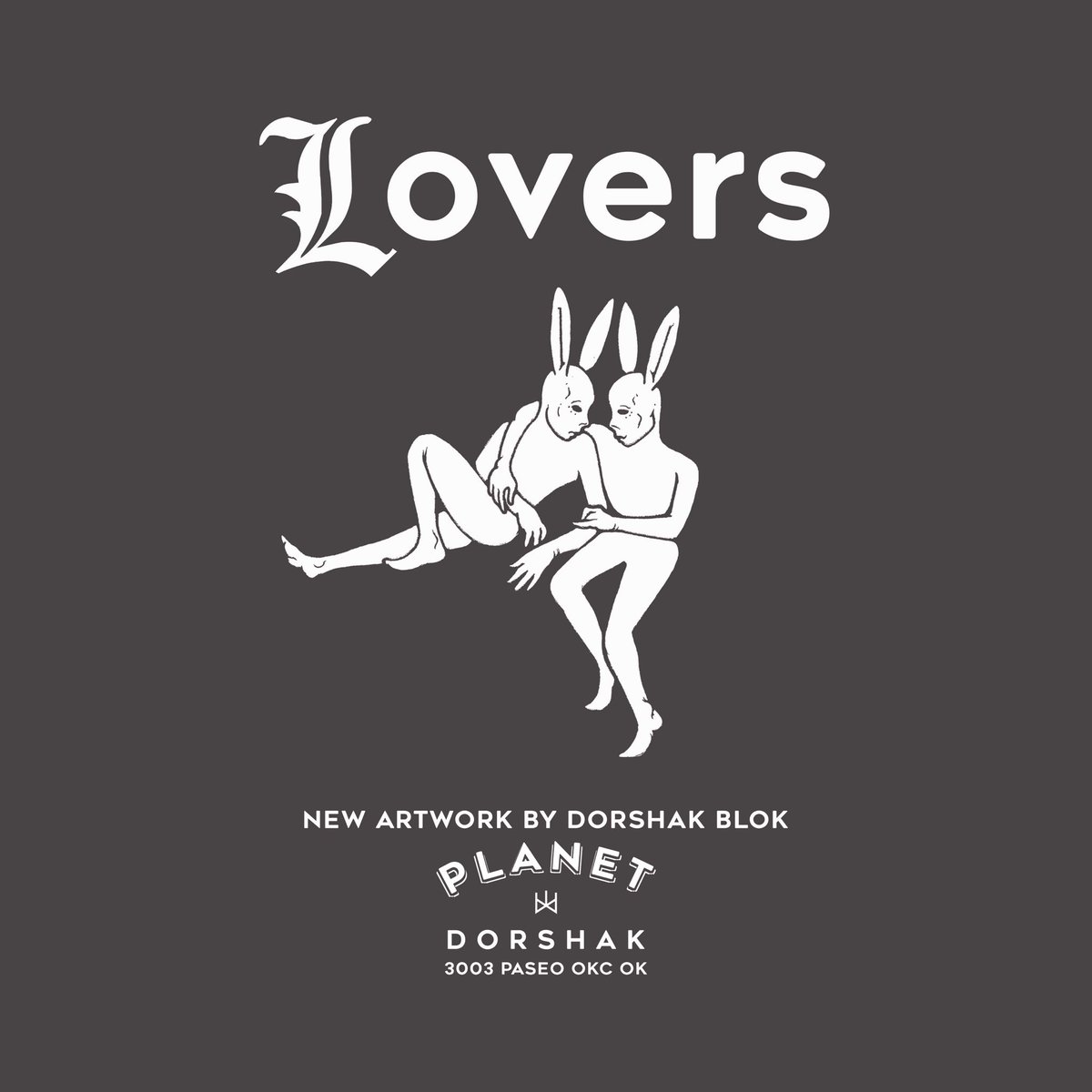 #lovers #rabbit #rabbits #love #loveyou #lover #tee #apparel #art #artist #paseoartsdistrict #firstfriday @planetdorshak