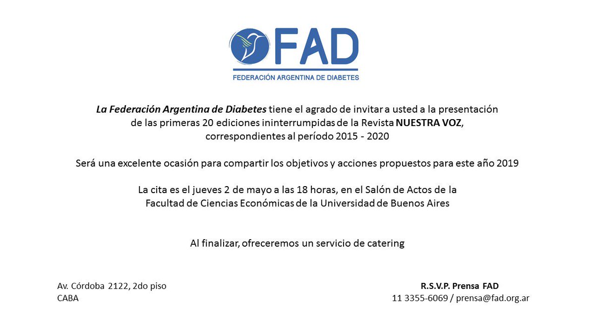 FAD_Oficial's tweet photo. @ConraMoreno esperamos contar con tu presencia!!! https://t.co/gCbvcD52W7