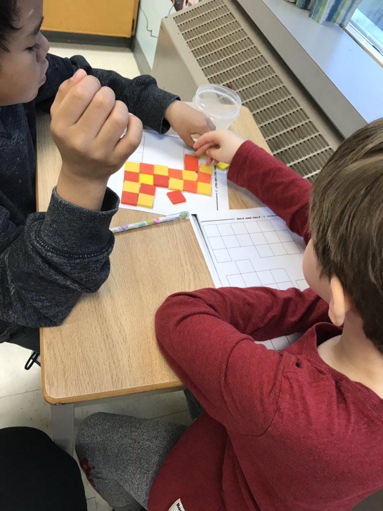 MissHazell1's tweet photo. Special thank you to @andpaq20 for helping start our unit on fractions by learning how to make half @alcdsb_rosa @alcdsb #handsonmath #supersource https://t.co/qwWrckySC0