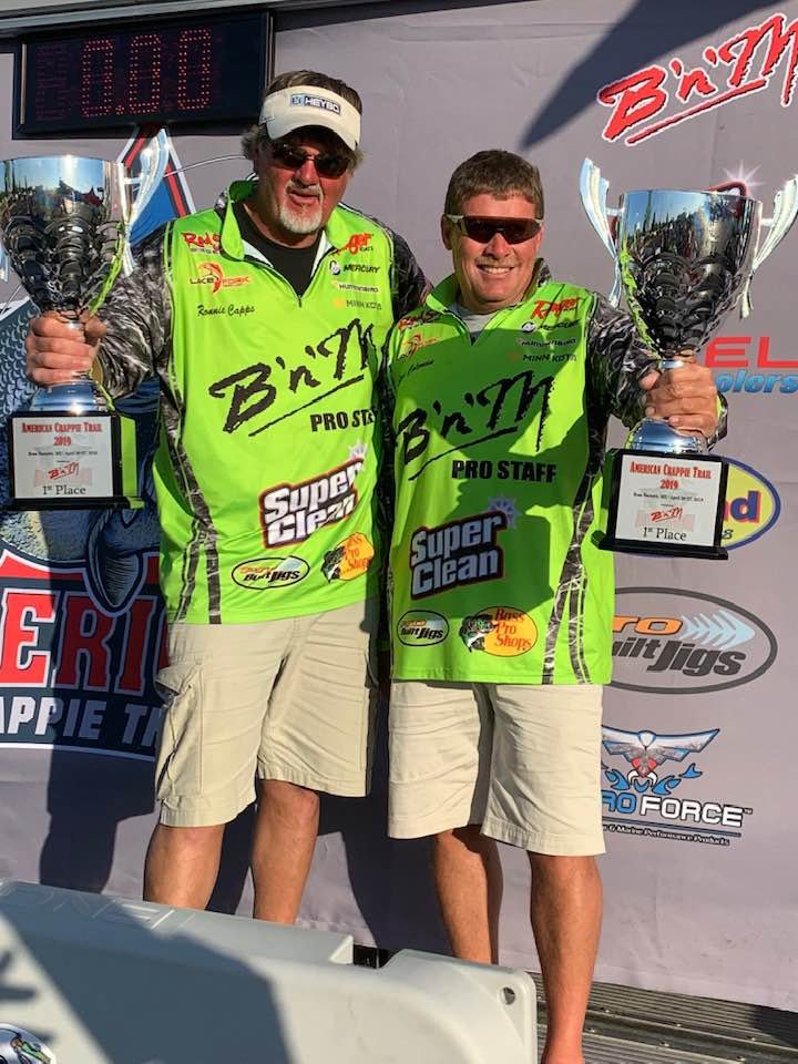 SuperCleanTeam's tweet photo. Congratulations to #SuperClean Sponsored Pro Anglers, @ronniekellycapps and Steve Coleman for winning the American Crappie Trail tournament last weekend on Ross Barnett Lake presented by @bnm_poles.
Way to go guys!! 🏆🏆
#SuperCleanTeamPartner https://t.co/m9AgLaDvfJ