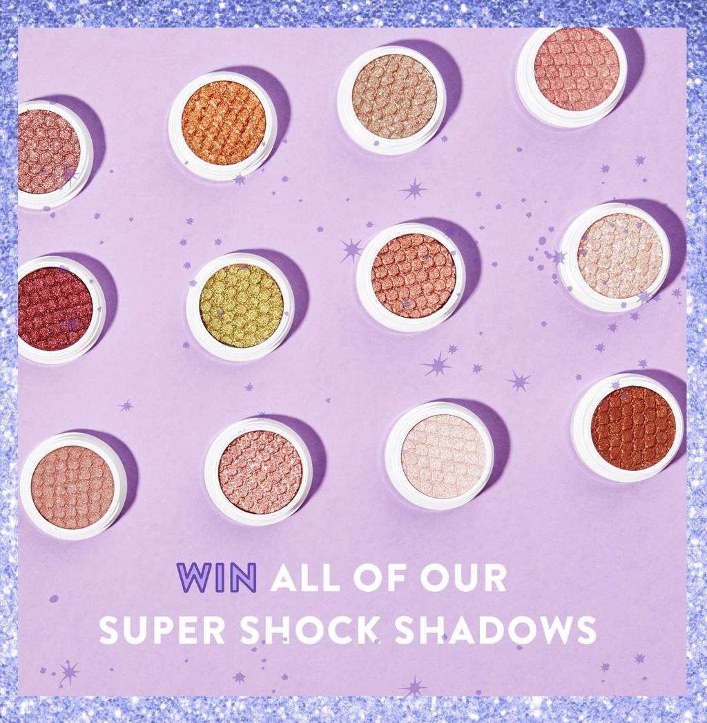 #GIVEAWAY 
🎉We are turning 5 🎉 Thank you so much for the support all these years! Our Birthday month will be filled with giveaways, promos, &amp; some of that NEW NEW! 2 lucky winners will win all our current Super Shock Shadows on our site!  
To Enter:
🎉Follow <a href="/ColourPopCo/">ColourPop Cosmetics</a>
🎉Like