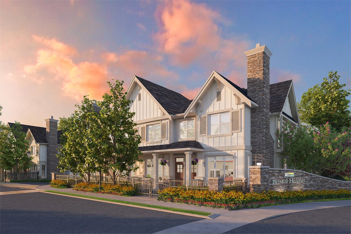 Bristol Heights at Westerleigh Starting from $499,900 -Sign Up for Floor Plans &amp; Pricing: bit.ly/BristolVNC

-195 townhomes
-9,000 sq ft clubhouse
-adjacent to The Rinks at Summit Centre
-just minutes away from shopping at Highstreet