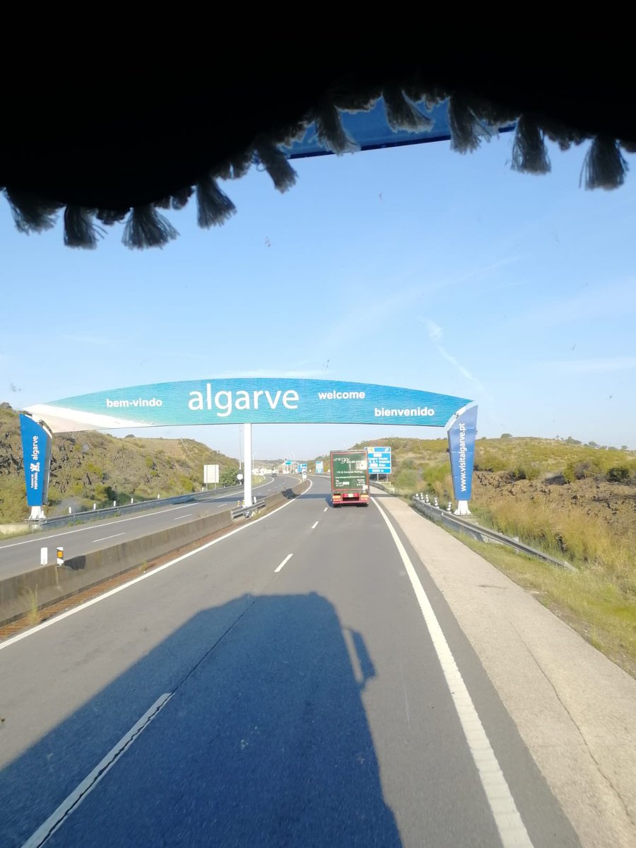 Ben arrived safe and sound in Portugal. Four days off enjoying the Sun. Then reload for home.