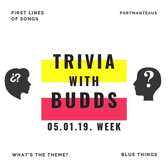 Join us TONIGHT for TRIVIA w/ BUDDS! This week's categories will be "What's The Theme", "Blue Things", "First Lines of Songs", and "Portmanteaus". Make sure to RSVP on <a href="/ryanbudds/">Ryan Budds🐺🍺🤔</a> ' website for an extra point!

#LastNameBrewing

#TriviaWithBudds #triviani… bit.ly/2GTsOpd