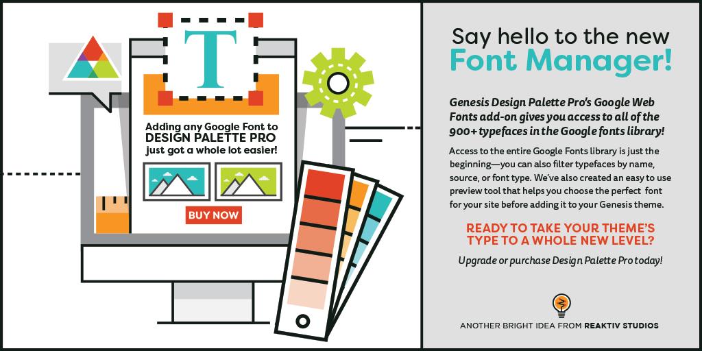 DesignPalette's tweet image. Design Palette Pro 1.7 is here!  Meet the new Font Manager bit.ly/2USqIen