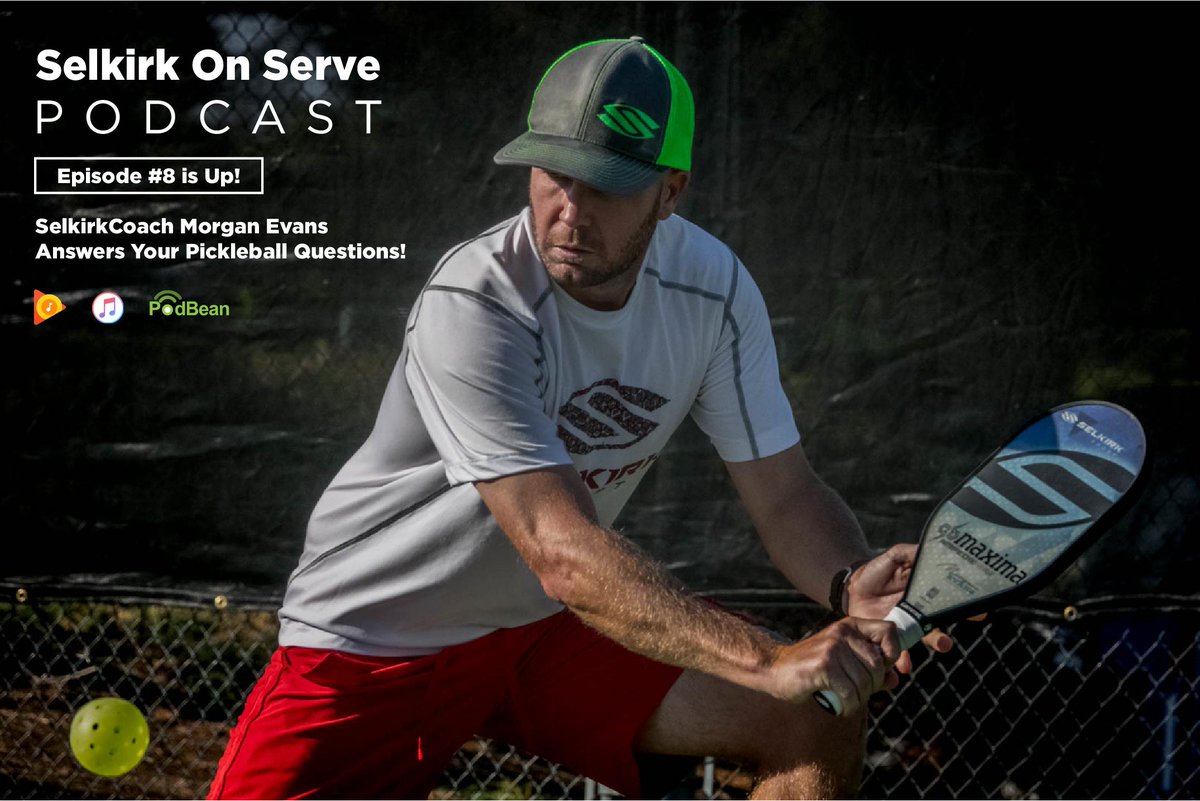 SelkirkSport's tweet photo. Episode #8 of Selkirk on Serve is up and free to download! 
If you left a comment on our “Ask Morgan” post, your question just may have been answered by Morgan Evans himself. 
PodBean: https://t.co/atG17IpaJE
iTunes: https://t.co/cyhzaYgLsv
Google Play: https://t.co/Sn3IdrwVlT https://t.co/yussoiHK9P