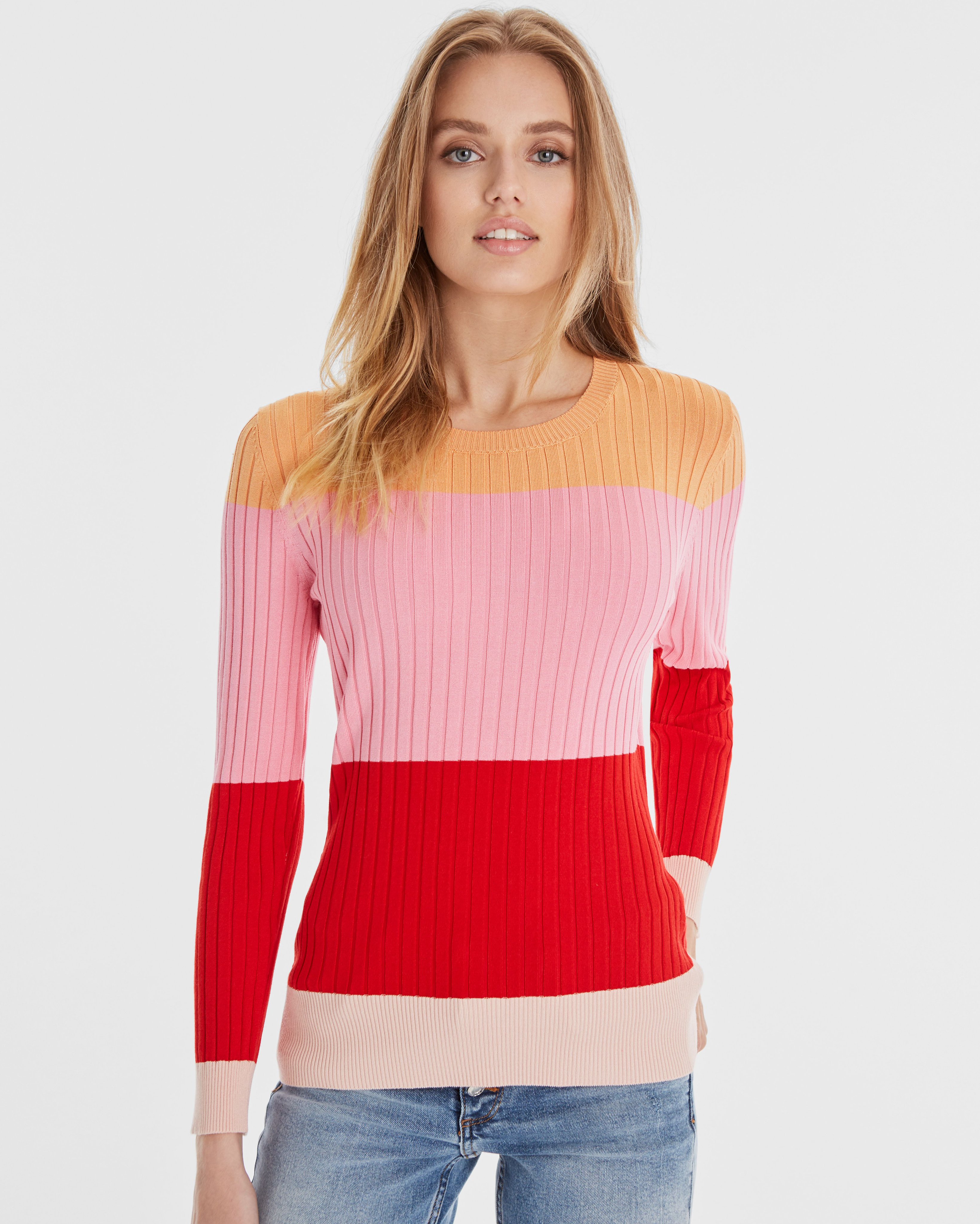 525 america colorblock sweater cheap
