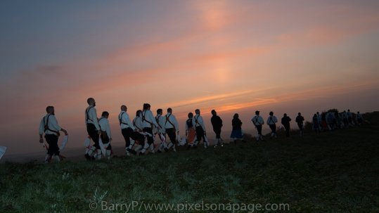 Up before the Lark to join <a href="/BrightonMorris/">Brighton Morris</a> &amp; <a href="/cuckoosmorris/">Cuckoo's Nest Morris</a> ay Holilngbury Camp in Brighton...edit in progress more pictures to follow...