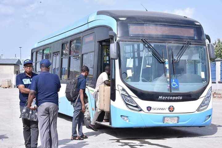 Opetuyii's tweet photo. The Lagos State Government on Wednesday launched the new buses under the #BusReformInitiative (BRI) with free service on five routes, assuring that the development would redefine public transportation and make the State globally competitive. https://t.co/M0GE6LNa1b