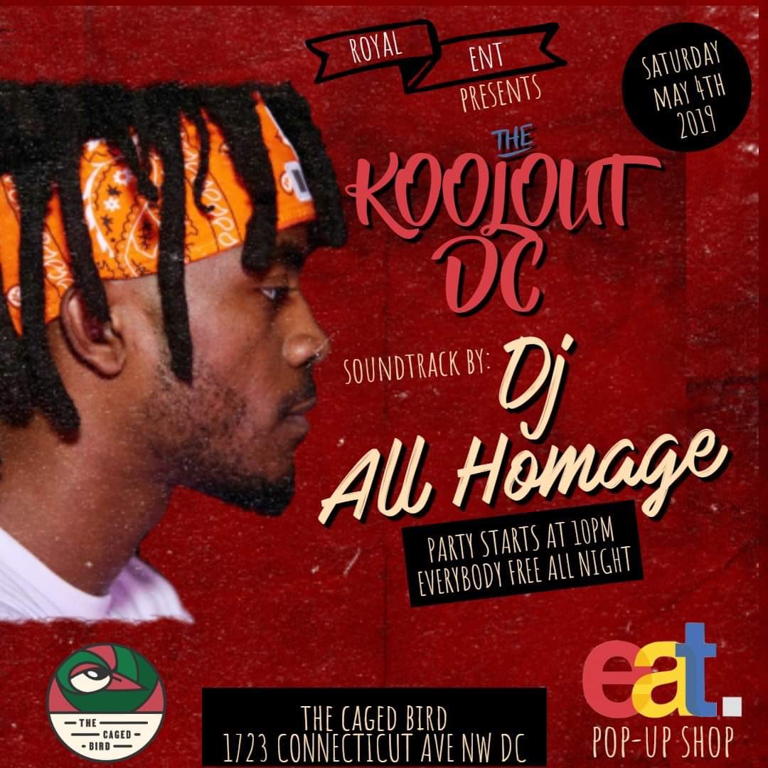 xinsanityo's tweet photo. We got @_EAT8 in the building Saturday
#TheKoolOutDC at @cagedbirddc
#PullUp #PrettyGirlsOnly #PartyWitRoyal #Welive #DMVEvents #Goodtimes #thekooloutdc #thecagedbird #cagedbirdkoolout #dcnights #dcnightlife #SaturdayNight #blackowned #DC #DCorNothing #supportblackbusinesses https://t.co/A3LUjNtQjQ