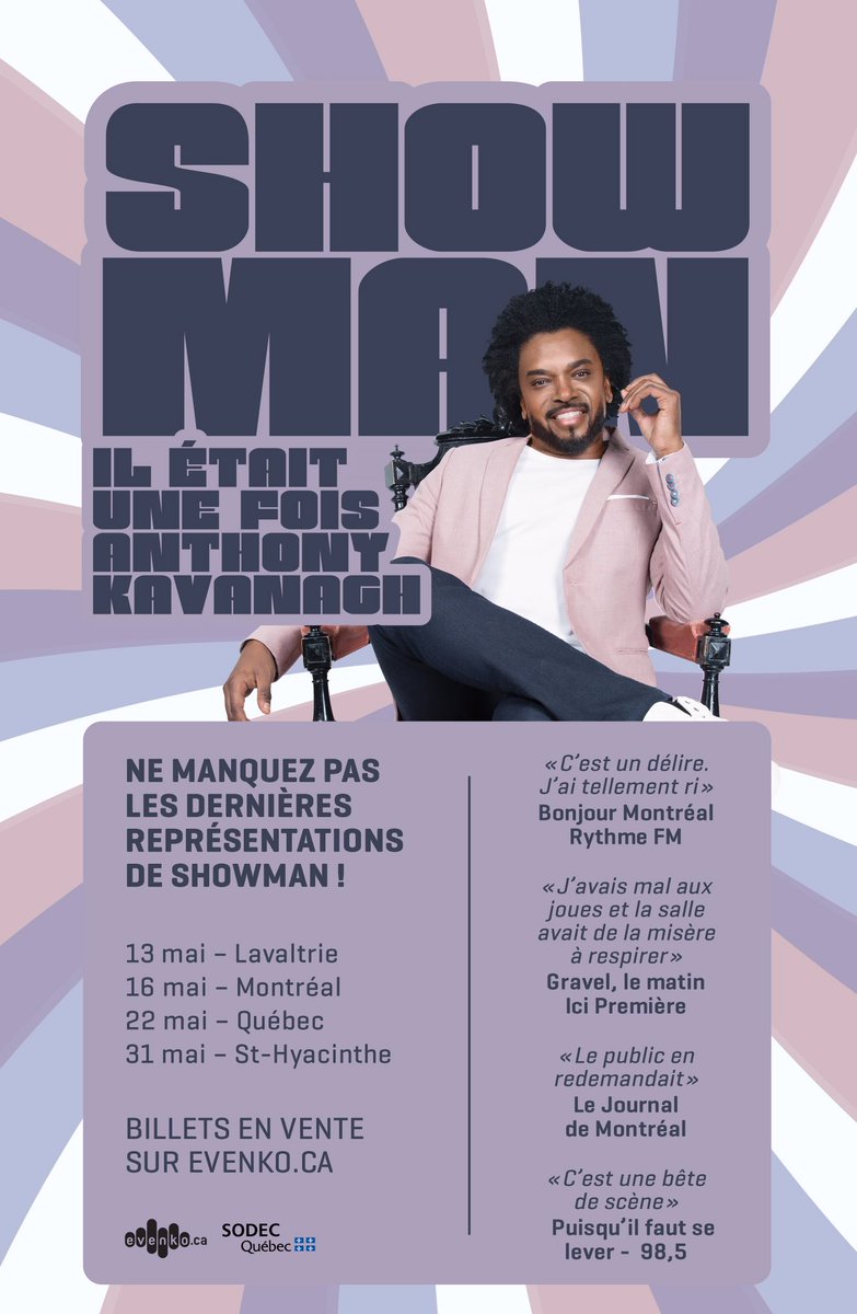 kavanaghanthony's tweet photo. Après il sera trop tard .. 🎫#DernieresDates #CaptationLe16Mai #Evenko https://t.co/prqNP6Bx8h