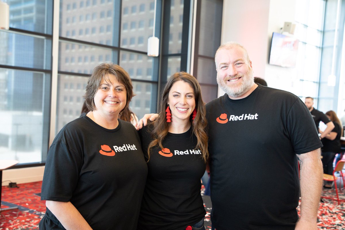 RedHatJobs's tweet image. How are you and your office celebrating the #OpenBrandProject? 
Make sure you tag us as you spot the new logo around your office! #LifeatRedHat