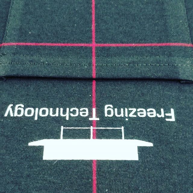 cincyapparel's tweet photo. Aligning frick'in pocket prints with frick'in laser beams. https://t.co/3Tf0YL9uij https://t.co/d5PDabiqns