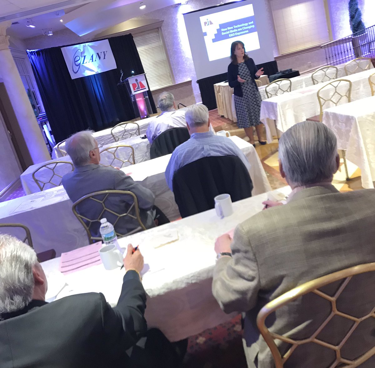PIA_Northeast's tweet photo. Finishing the day with an education session by Catherine Trischan — “How New Tech and Social Media are Changing E&O Exposures.” A big thank you to Excess Line Association of New York (ELANY) for sponsoring this session! #LIRAP #LIRAP19 https://t.co/UV4qJeBQRH