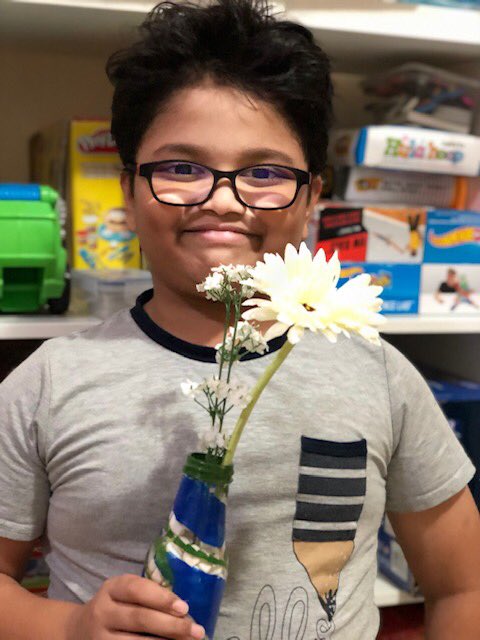 “Waste is not a waste unless it is wasted” - Iyad of KGS  on recycling task. 
Good job Iyad!  <a href="/ashex16/">Asha Alexander UN Accredited #ClimateChange Leader</a> <a href="/mareenm7/">Mareen Mathew</a> <a href="/geemelbee/">Geoffrey Blaquiere</a> <a href="/p_verma1/">pratima verma</a>