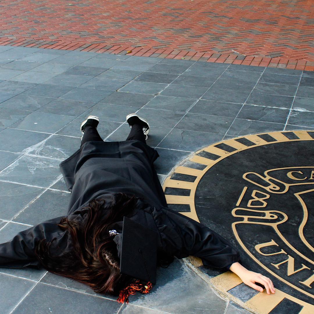 When one day of finals stands between you and graduation.