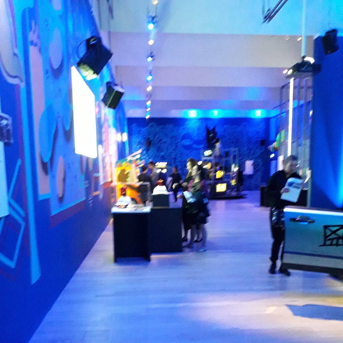 FWPSCnursery's tweet photo. Bernadette & Stephanie enjoyed attending the Educators Evening at @VADundee . We had the opportunity to look round the new Video Games Exhibition, and discussed with staff about its relevance for our children. #artsforall #earlyyearsmatters #earlytechnology #creativity #CLPL https://t.co/va5f6xrq2C