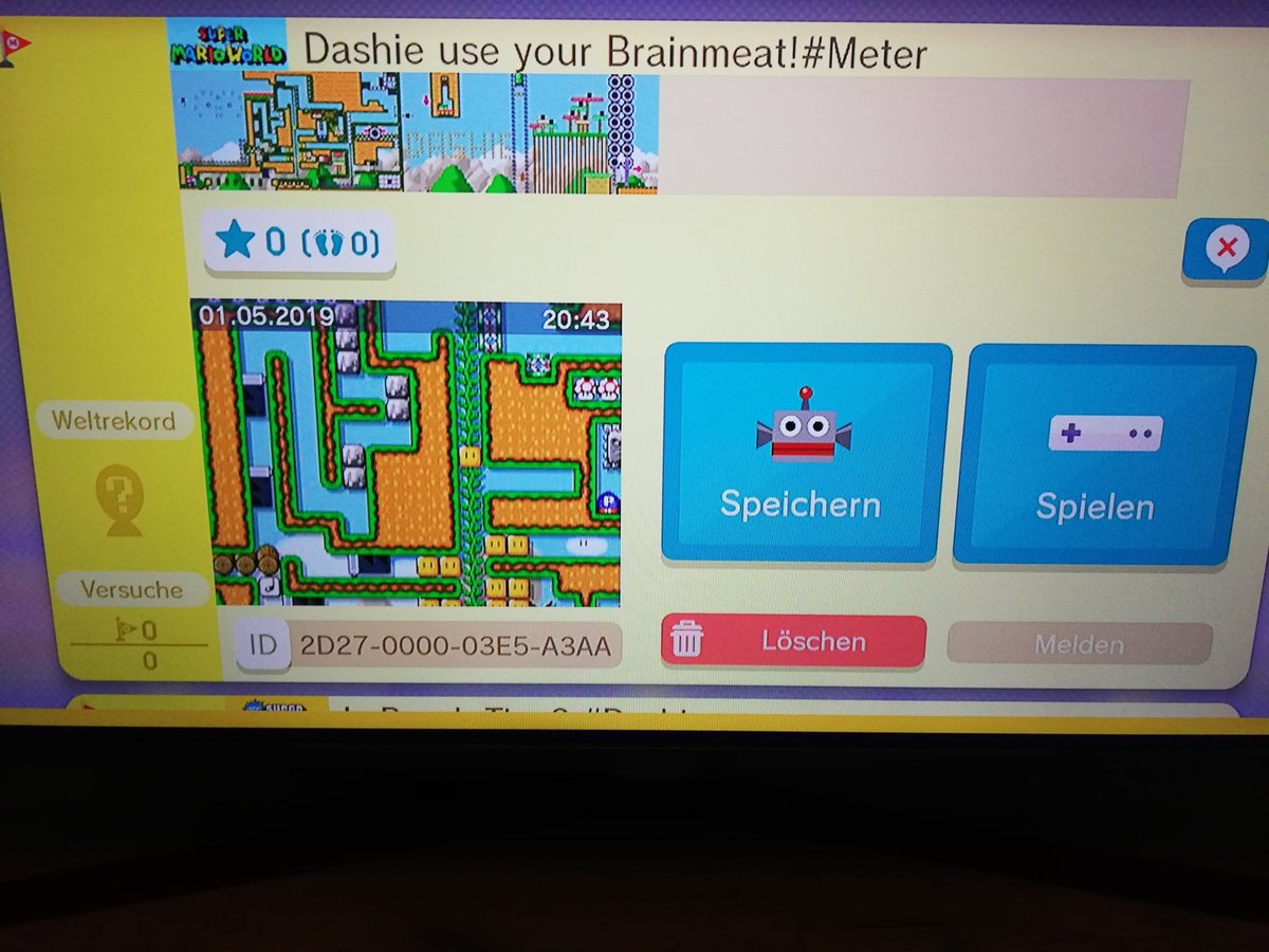 Yo Dashie, train your brain.
Made a Level for your Brainmeat!
Hope you enjoy!

Level ID: 2D27-0000-03E5-A3AA

<a href="/DashieXP/">DashieXP</a>  #dashiemaker