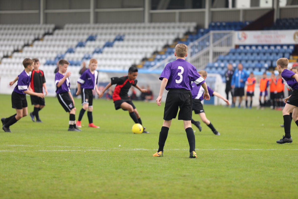 HartlepoolSFA's tweet photo. Thank you to @Official_HUFC for hosting our finals day. Over 200 young people from the Town can now say they’ve played at ‘The Vic’ https://t.co/rW3ObTp0Zs