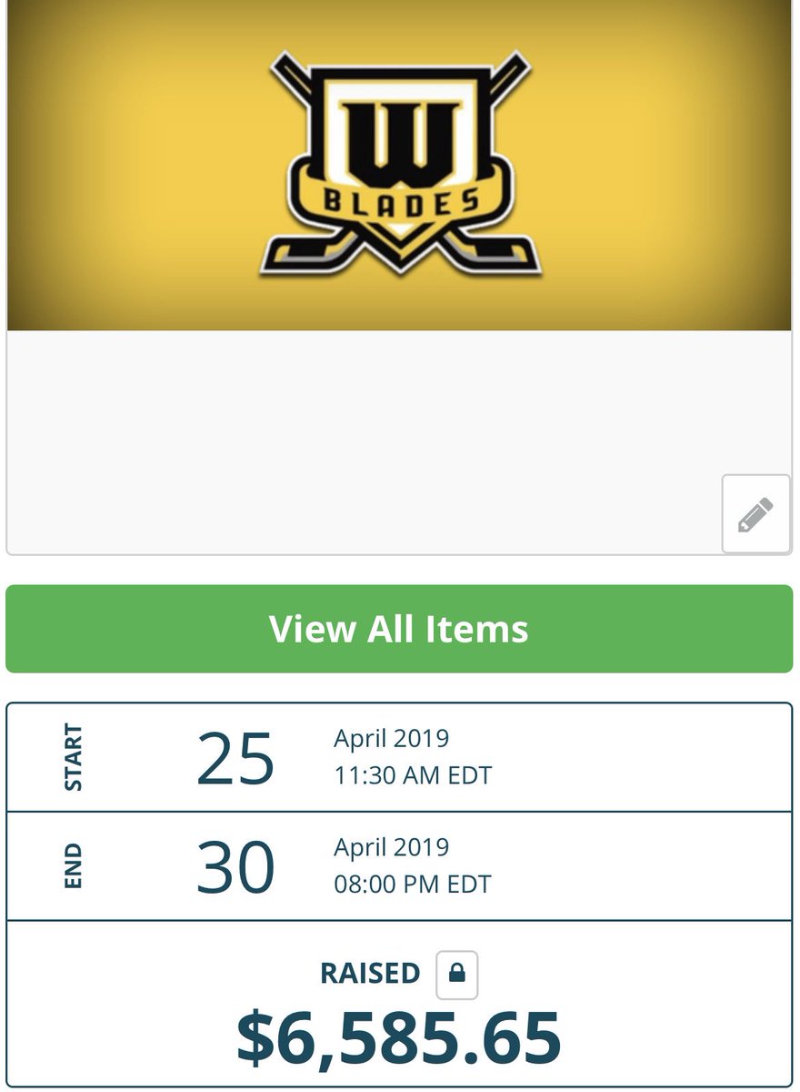 Much love and respect to all the fans, family and friends who helped us raise over $6500 (usd) with our jersey auction in just 5 days!! We are truly humbled by your support and can not thank you enough! 💛🖤💛🖤#StickTogether