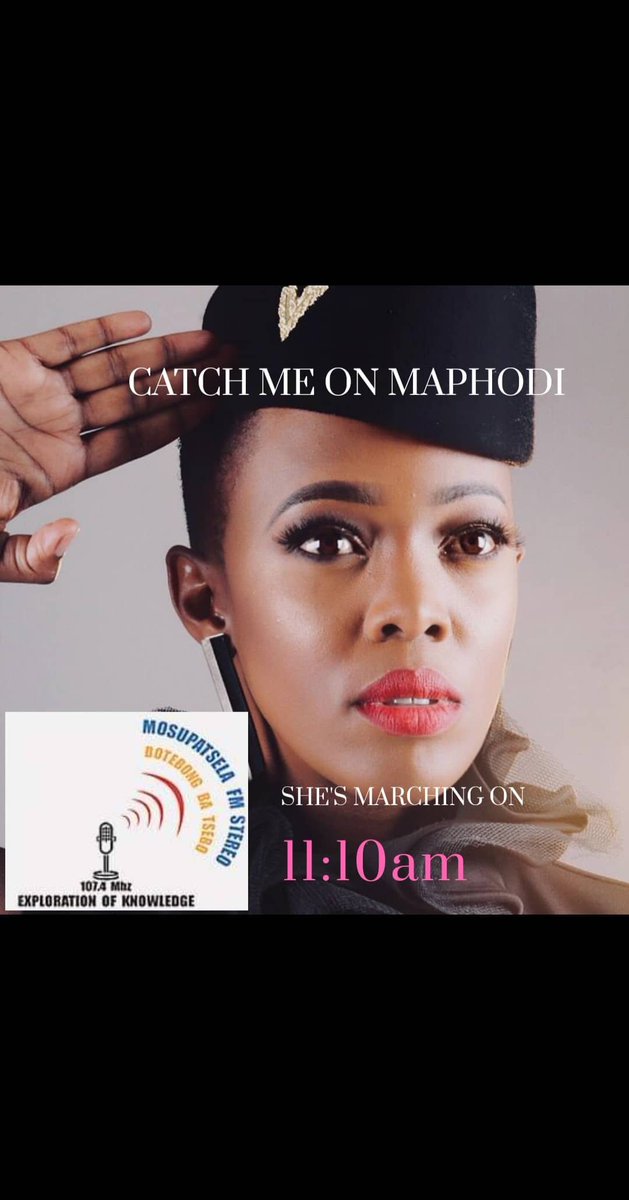 PulengMarch's tweet photo. Catch me on MAPHODI on @Mosupatselafm at 11:10am.
#MarchingOn #Albumisout https://t.co/lDiqGXhqQt