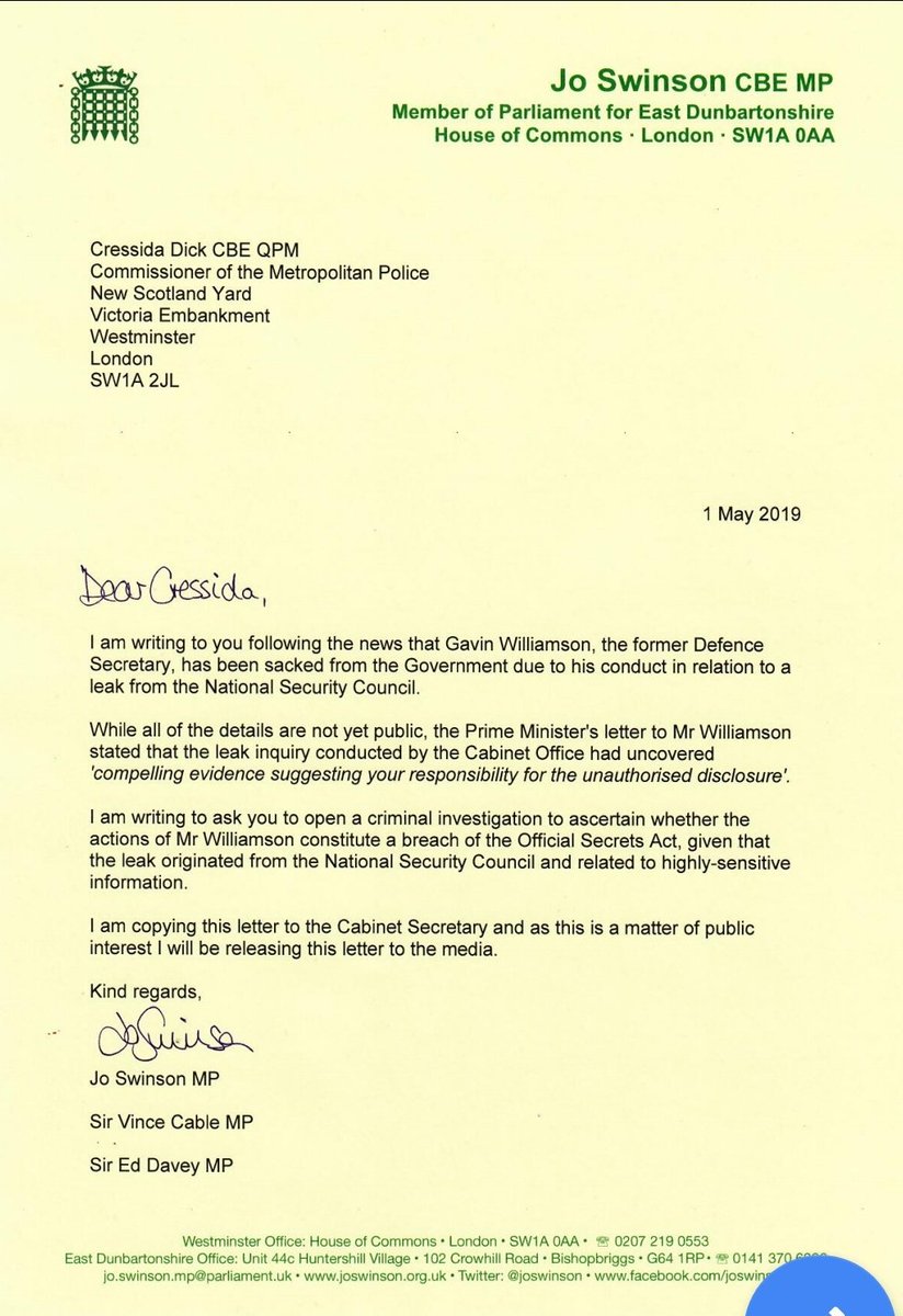 Jo Swinson tweet media