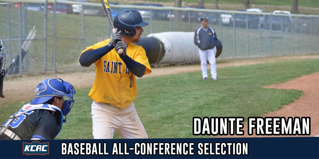 Saint Mary (@usmspirewire) on Twitter photo <a href="/USM_BASEBALL/">University of Saint Mary Baseball</a>'s Daunte Freeman was named to the All-KCAC First Team today. #SpireNation
gospires.com/article/2060 <a href="/USM_BASEBALL/">University of Saint Mary Baseball</a>'s Daunte Freeman was named to the All-KCAC First Team today. #SpireNation
gospires.com/article/2060