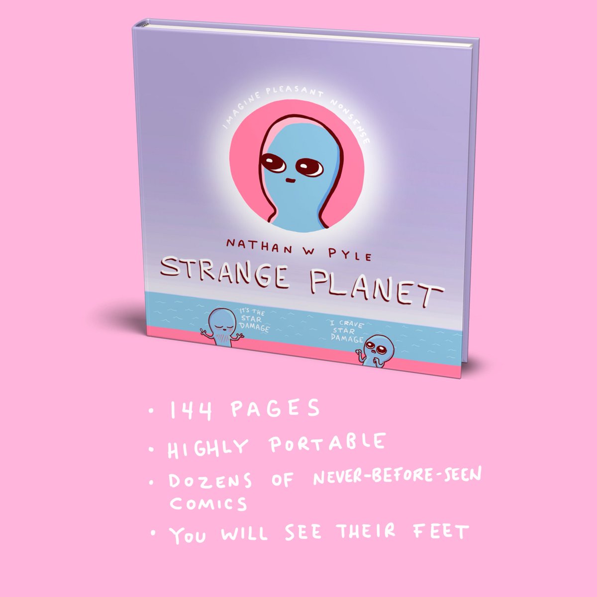 nathanwpyle's tweet image. NEWS: you can pre-order the Strange Planet book! 

Retweet to make other beings aware

Amazon: amazon.com/Strange-Planet…

Barnes: m.barnesandnoble.com/w/strange-plan…

Indiebound: indiebound.org/book/978006297…