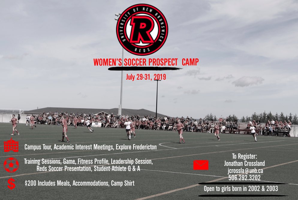 Interested in becoming a Red? Join us at our 2019 Women’s Soccer Prospect Camp this summer!