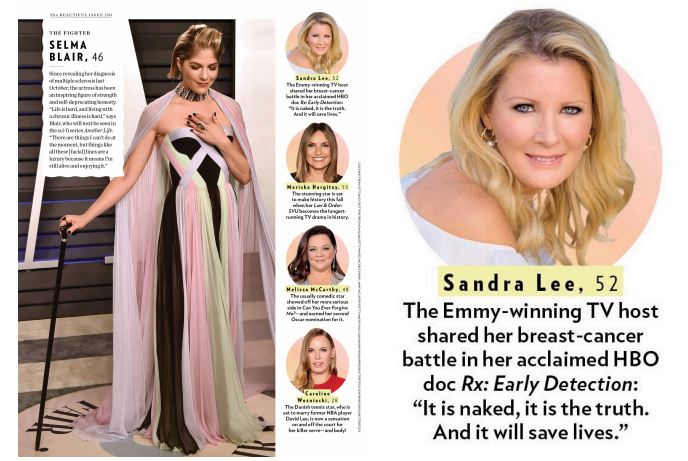 Wow-People Magazine’s Most Beautiful! 
What an honor!! I was being photographed for the most beautiful issue the day I was diagnosed-now, four years later, for my documentary. And with such amazing other female fighters! Thank you to ALL the People! LOVE💕